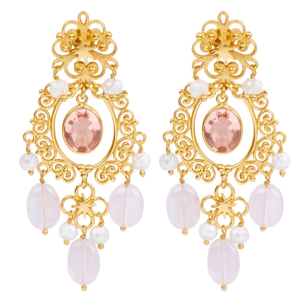 NWOT Elizabeth Showers Chandelier Earrings
